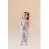 Girls Floral Jumpsuit