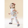 Girls Floral Jumpsuit