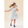 Blue Spring Girls Dress Ortensia ::: Mexican Ethical Brand for Modern Child