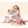Blue Spring Girls Dress Ortensia ::: Mexican Ethical Brand for Modern Child