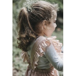 Girls Pink Polka Dots Ruffles Dress