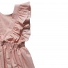 Girls Pink Polka Dots Ruffles Dress