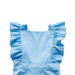 Girls Blue  Jumper let them play outside