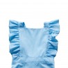 Girls Blue  Jumper let them play outside