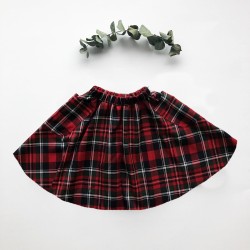 Girls Tartan Skirt :: Mexican Ethical Brand. Clothing for Modern Child